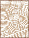 PATTERN MAZE IN APRICOT I