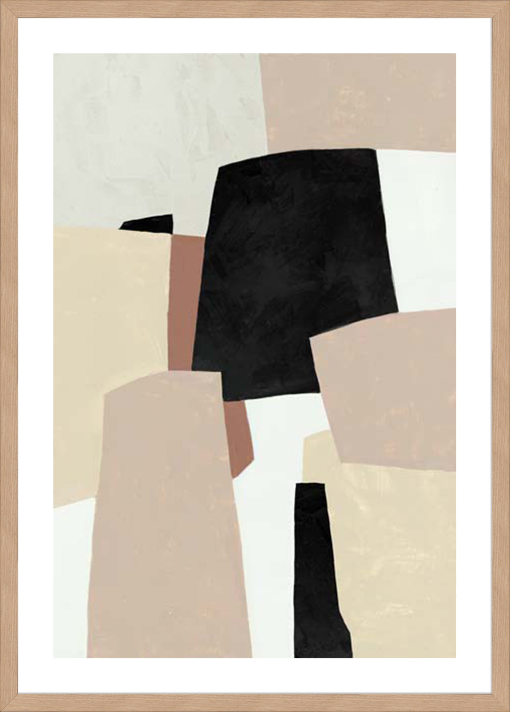 BLOCKED NEUTRAL II - 74x54cm