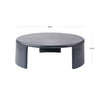 Meister concrete coffee table